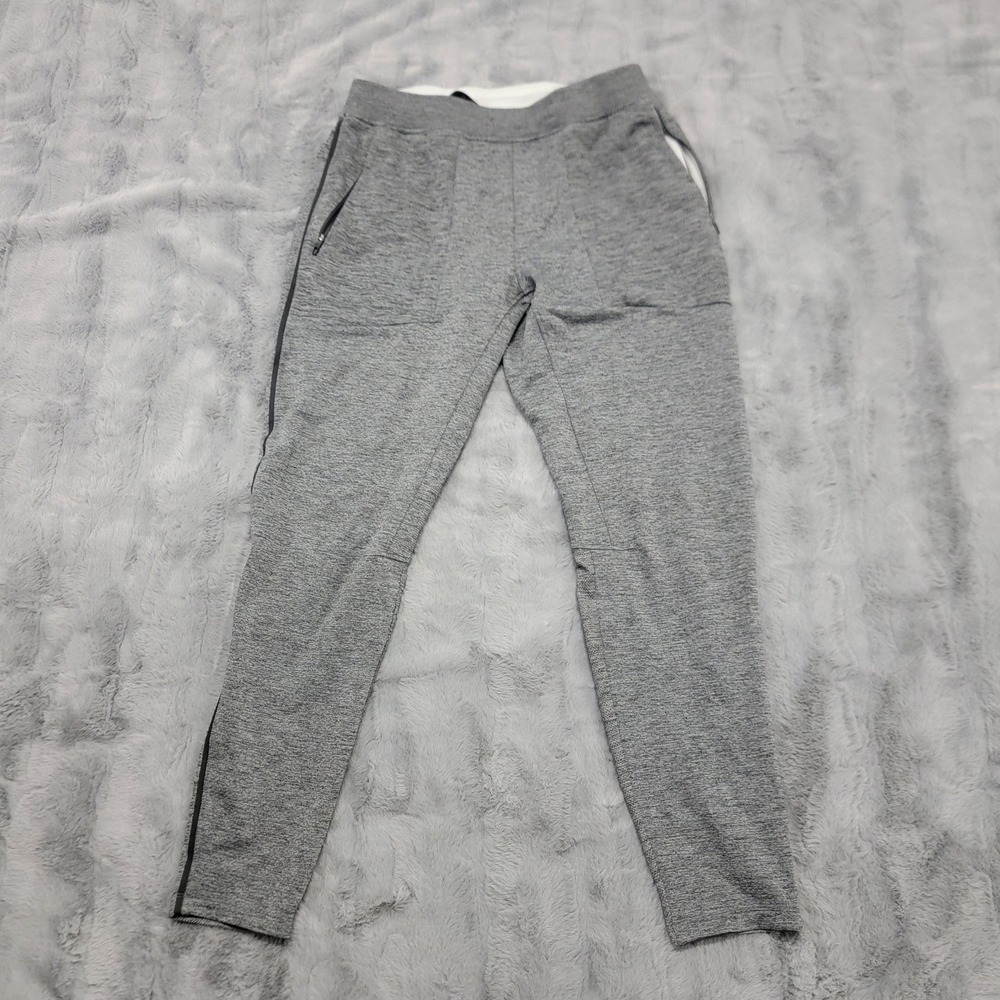 Lululemon Pants Mens Large (Fits Medium) Heather Gray Textured Tech Knit Joggers